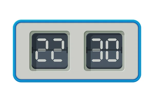 Vintage Flip Clock, Retro stylu pomiaru czasu instrument wektor ilustracji — Wektor stockowy