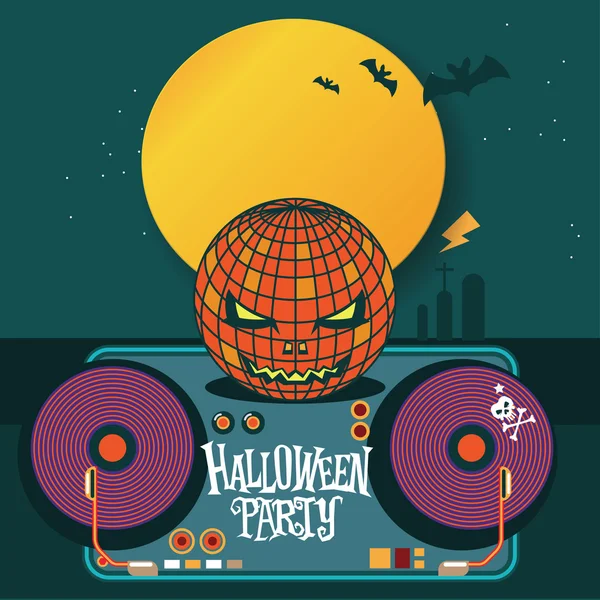 Festa di Halloween. illustrazione vettoriale — Vettoriale Stock