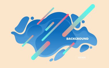 İniş sayfası modern soyut sıvı arkaplan