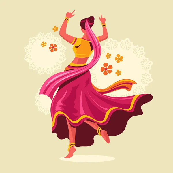 Garba Vector Hd Images Dandiay Raas Couple Dancing Garba Night Couple  Drawing Garba Drawing Couple Sketch PNG Image For Free Download