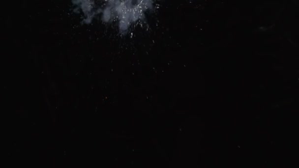 Kropla gorącej wody w Pucharze z ciekłego azotu się grube pary — Wideo stockowe