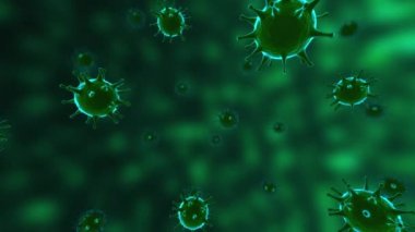 Roman Coronavirus 2019-nCoV 'un sanal temsili Macro modeli