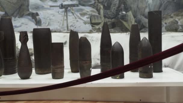 Aldeia russa velho Museu na Vila. Museu da Segunda Guerra Mundial — Vídeo de Stock