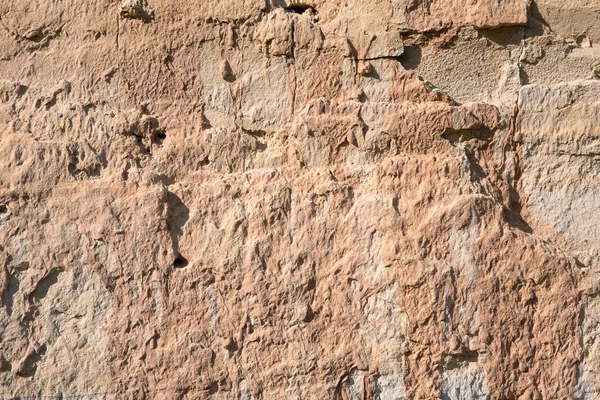 Textura y fondo de piedra de arena marrón natural —  Fotos de Stock