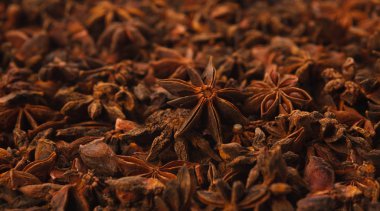 Arka plan doku anasonu meyve ve tohumlar