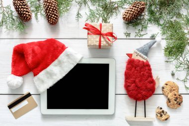 Noel online alışveriş arka plan