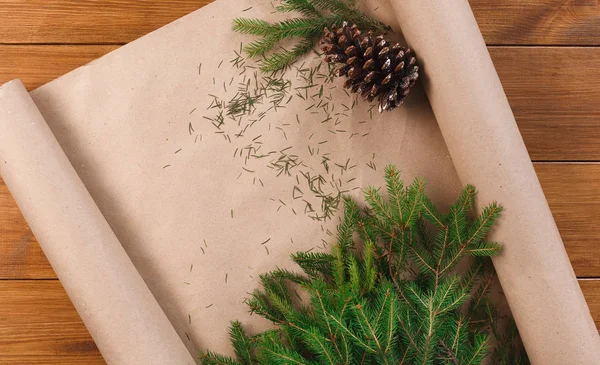 Decoraciones de Navidad, prepararse para las vacaciones de invierno fondo — Foto de Stock