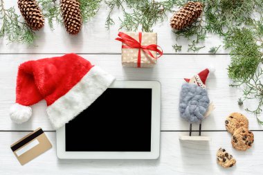 Noel online alışveriş arka plan