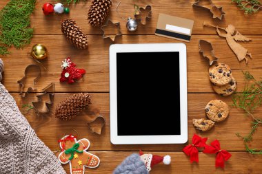 Noel online alışveriş arka plan