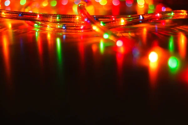 Color light blurred bokeh background, unfocused. — Stock Photo, Image