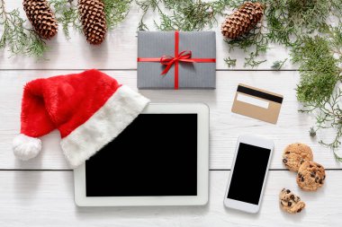 Noel online alışveriş arka plan