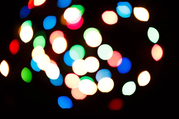 Color light blurred bokeh background, unfocused. — Stock Photo, Image