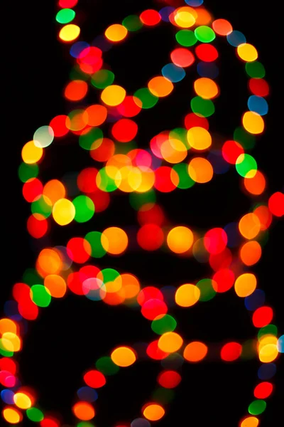 Color light blurred bokeh background, unfocused. — Stock Photo, Image