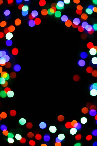 Color light blurred bokeh background, unfocused. — Stock Photo, Image