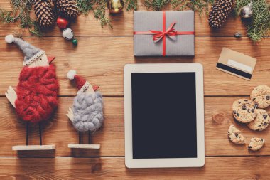 Noel online alışveriş arka plan