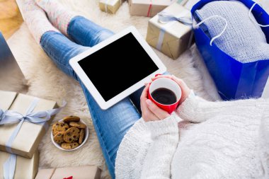 Online Kredi kartı ile alışveriş kadın