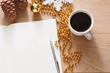 Noel planlama arka plan. Tatil için hazırlamak