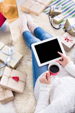 Online Kredi kartı ile alışveriş kadın