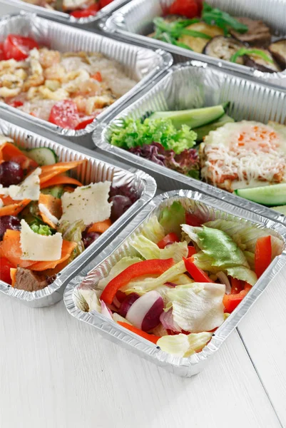 상자, 다이어트 개념에에서 건강에 좋은 음식. — 스톡 사진
