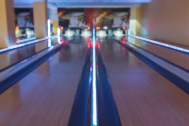 Bowling salonu iç arka plan