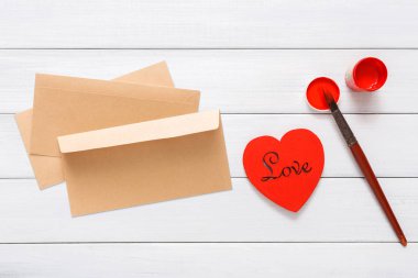 Sevgililer günü diy el yapımı kart yapım, en iyi görünümü ahşap üzerine