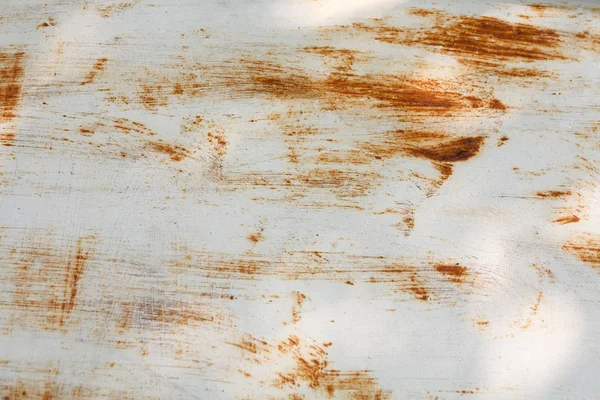 Rusty shabby peint texture métallique fond abstrait — Photo