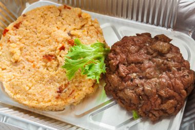 Sağlıklı gıda kutularında, diyet kavramı.