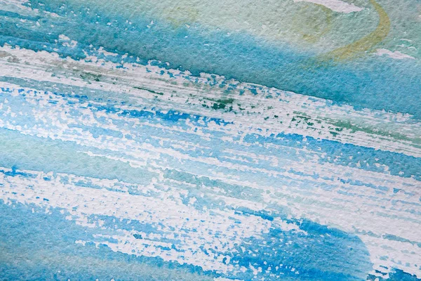 Blue abstract watercolor painted texture background — Stock Photo, Image