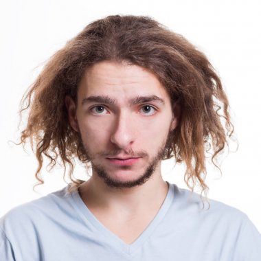 Duygu üzgün, üzgün yüz ifadesi olan adam