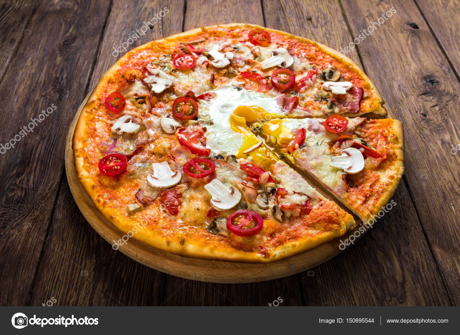 ägg på pizza ägg på pizza