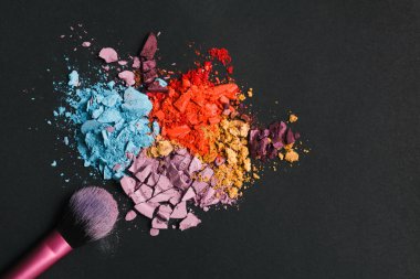 Güzellik, makyaj kozmetik, göz farı sıçrama paleti