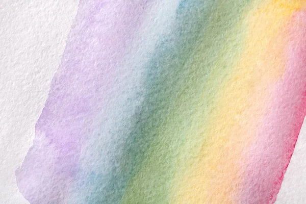 Gekleurde als regenboog abstract aquarel geschilderd textuur achtergrond — Stockfoto