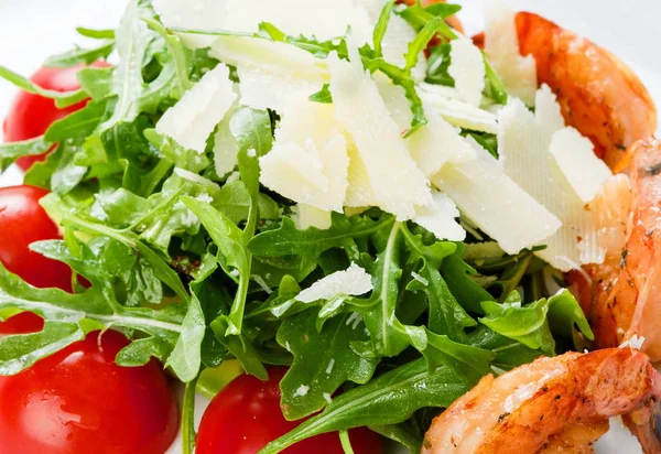 Restaurant healthy food - fresh salad with salmon