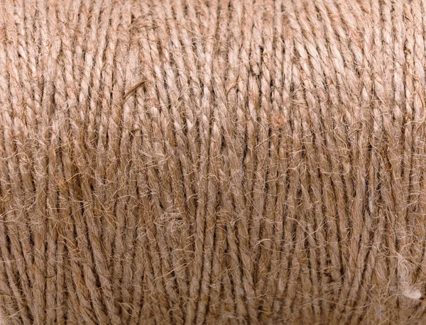 Textura de cordel de yute natural — Foto de Stock