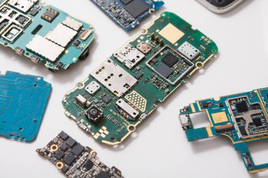 Dijital becerikli alet bileşenleri, tamir dükkanı kavramı