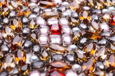 Renkli değerli taşlar çeşitli arka plan