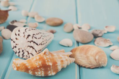 Deniz mavi ahşap, deniz tatil arka plan üzerinde