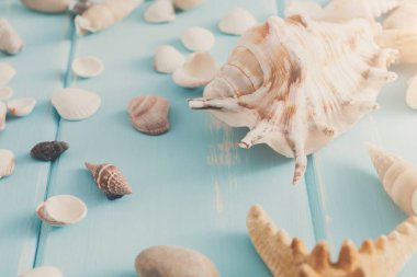 Deniz mavi ahşap, deniz tatil arka plan üzerinde