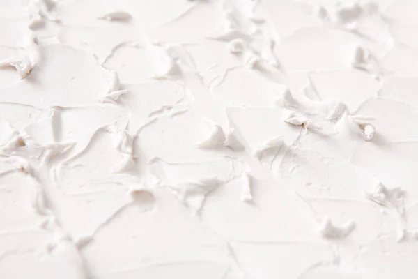 Textura de gesso decorativo, fundo de relevo branco — Fotografia de Stock