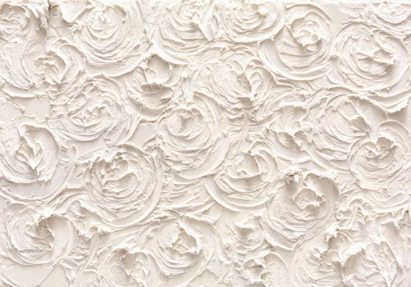 Decorative plaster texture, flower pattern — Stock Photo, Image