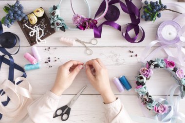 El yapımı ve Kuyumculuk, üstten görünüm Master