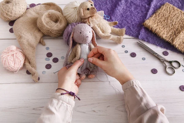 Vintage oyuncak, üstten görünüm yapma süreci