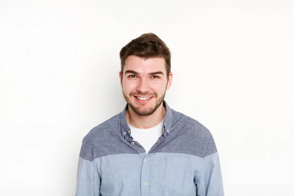 Sorrindo alegre homem retrato — Fotografia de Stock