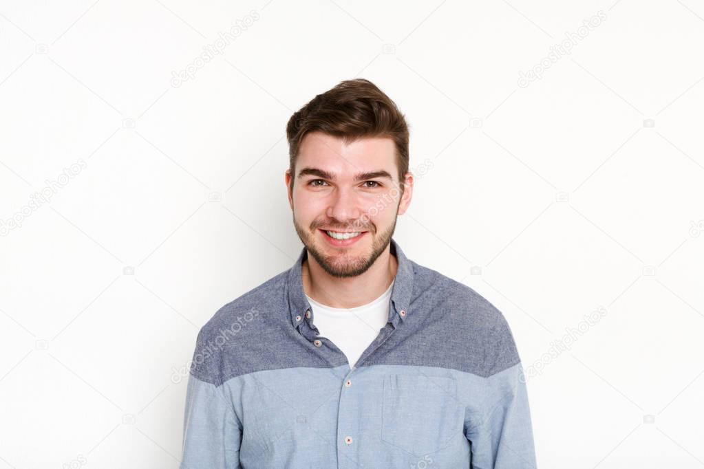 Smiling cheerful man portrait