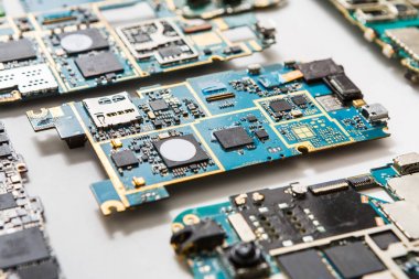 Dijital becerikli alet bileşenleri, tamir dükkanı kavramı