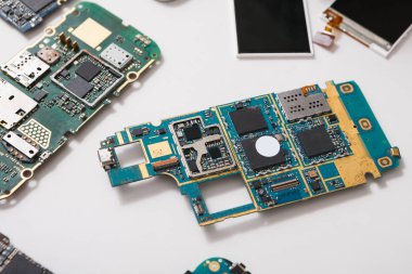 Dijital becerikli alet bileşenleri, tamir dükkanı kavramı