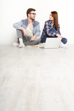 Çift tasarım projesi yeni daire için planlama