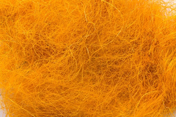 Textura de lã feltrada laranja close-up — Fotografia de Stock