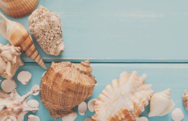 Deniz mavi ahşap, deniz tatil arka plan üzerinde