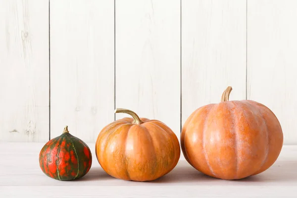 Güz pumpkins arka plan kopya alanı ile — Stok fotoğraf